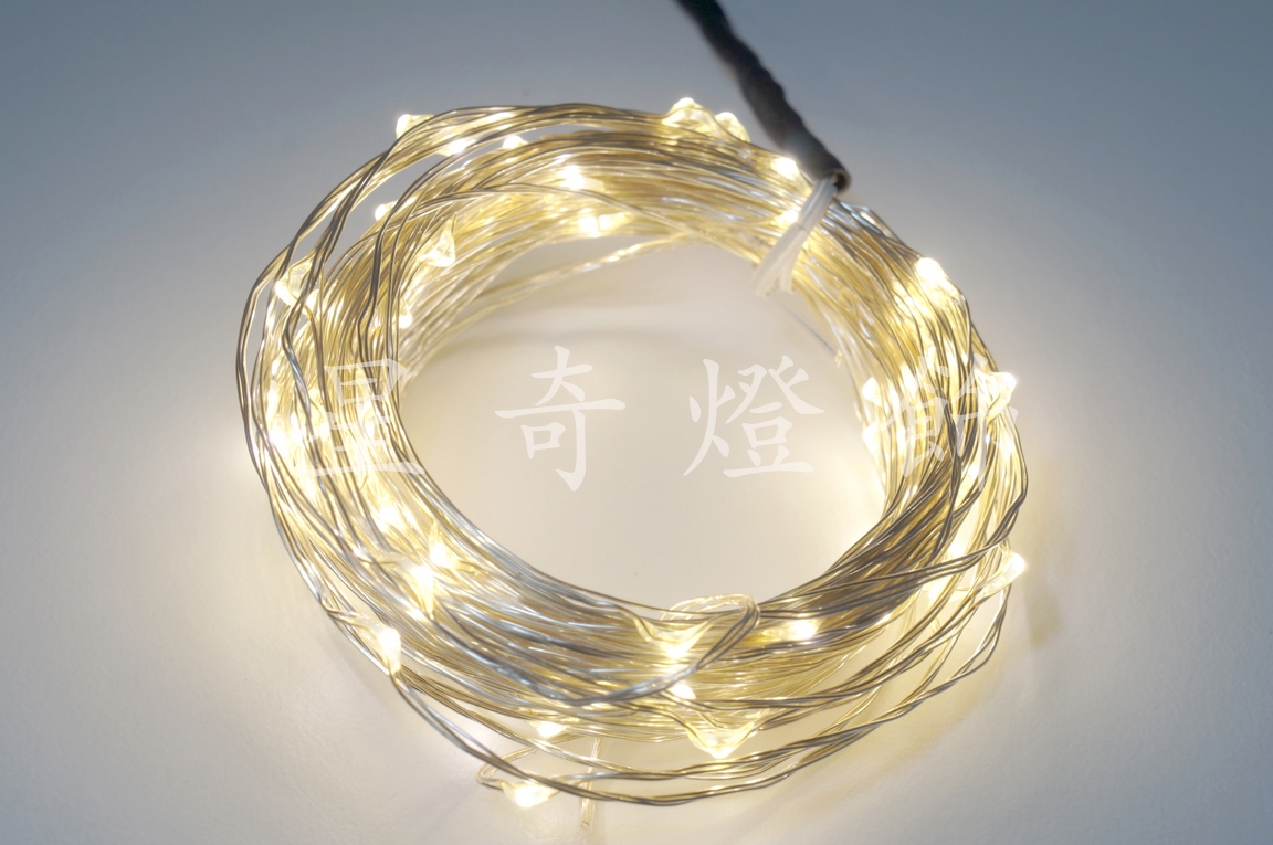 LED100燈銅線燈-暖白