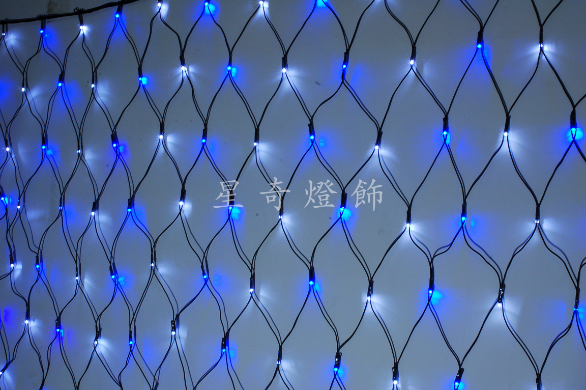 LED128燈網燈-藍白光110V