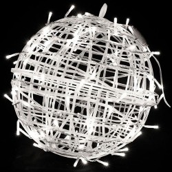 LED庭園布置燈-30CM掛樹球燈-電壓110V-白光
