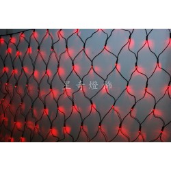 LED 128燈網燈 紅光 110 V (常亮)