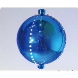 LED 電鍍球燈10CM-藍 110V